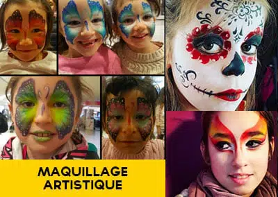 maquillage artistique - maquilleuse enfant Animations